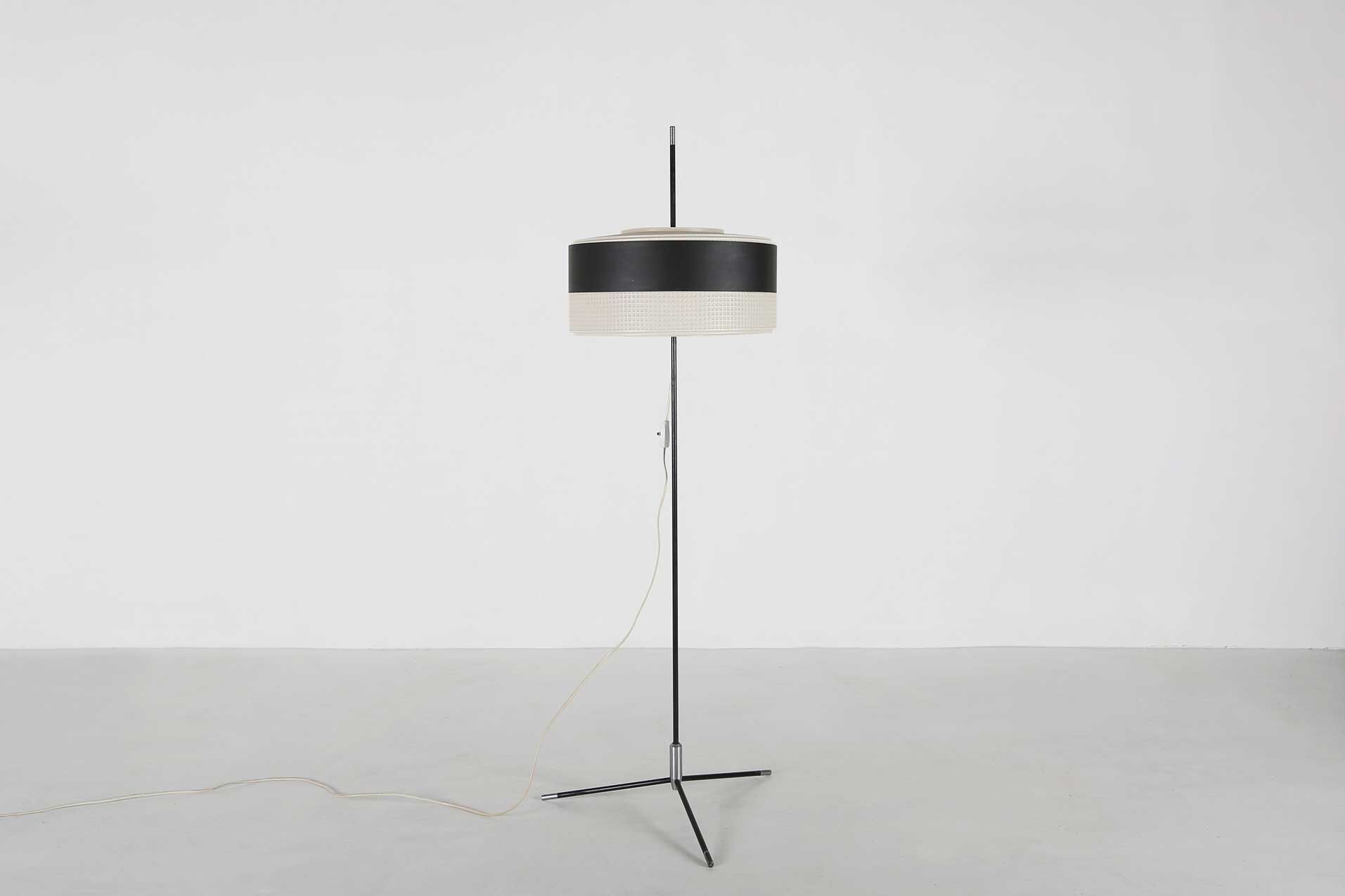 Mid-century adjustable floor lamp