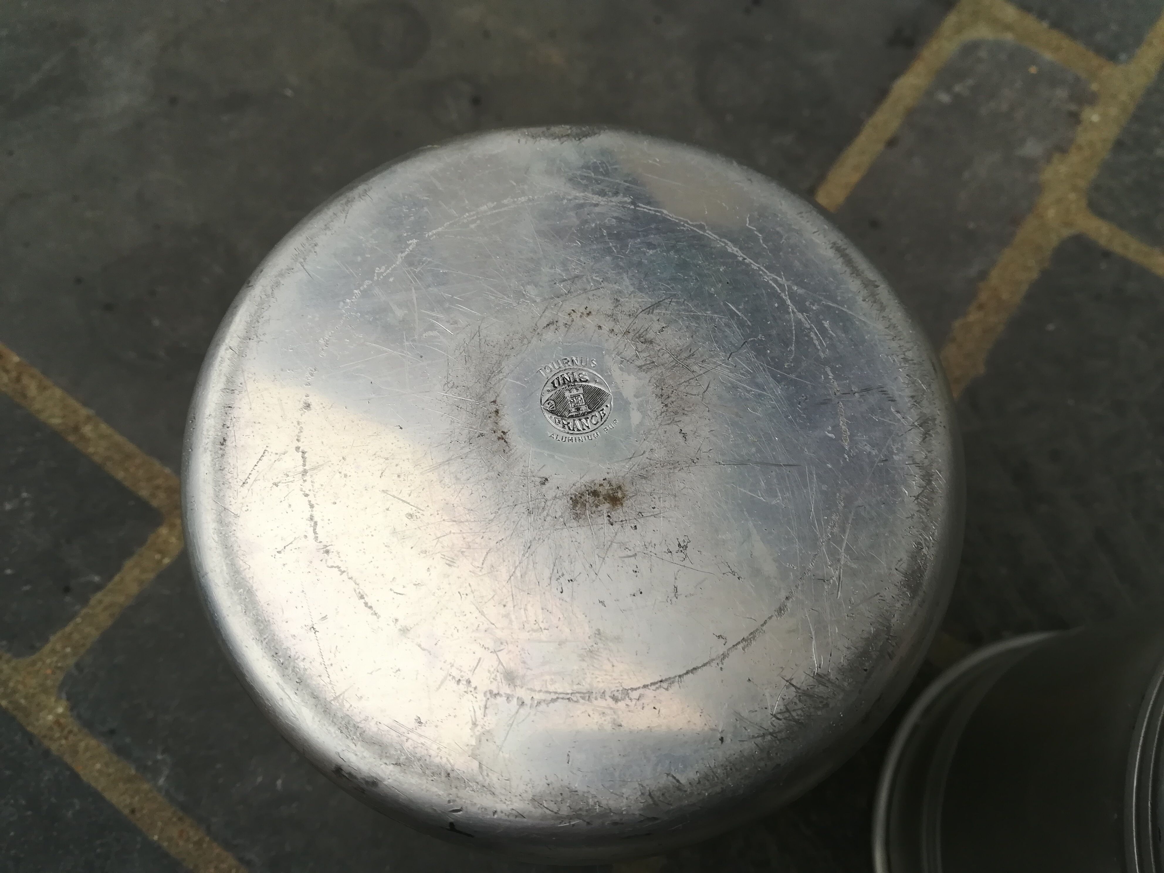 Lot of 3 spice pots in aluminum