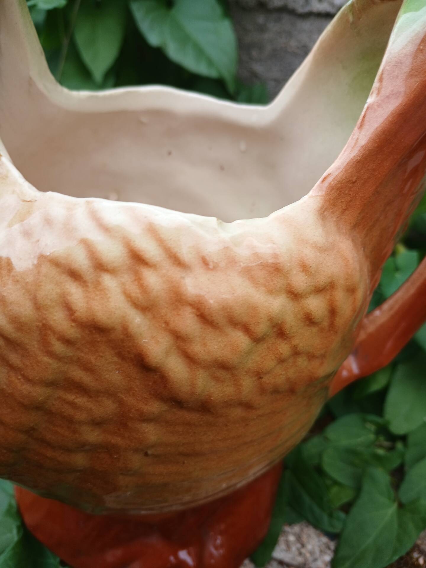 Antique jug in slipware