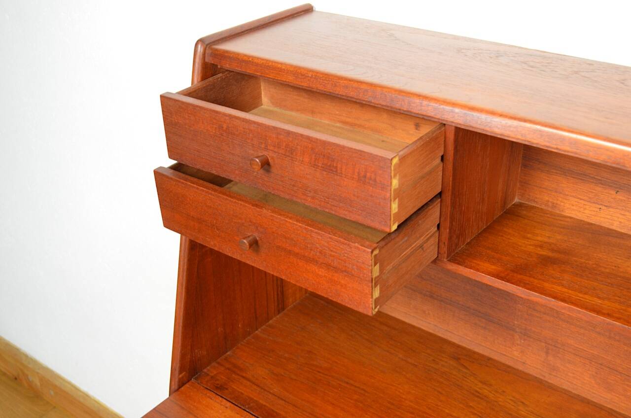Danish Teak Secretary By Arne Hovmand-Olsen Mogens Kold Edition 1960