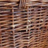 Vintage wicker oval basket