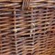 Panier ovale en osier vintage