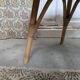 Table basse rotin et verre
