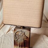 1980s ceramic archers lamp