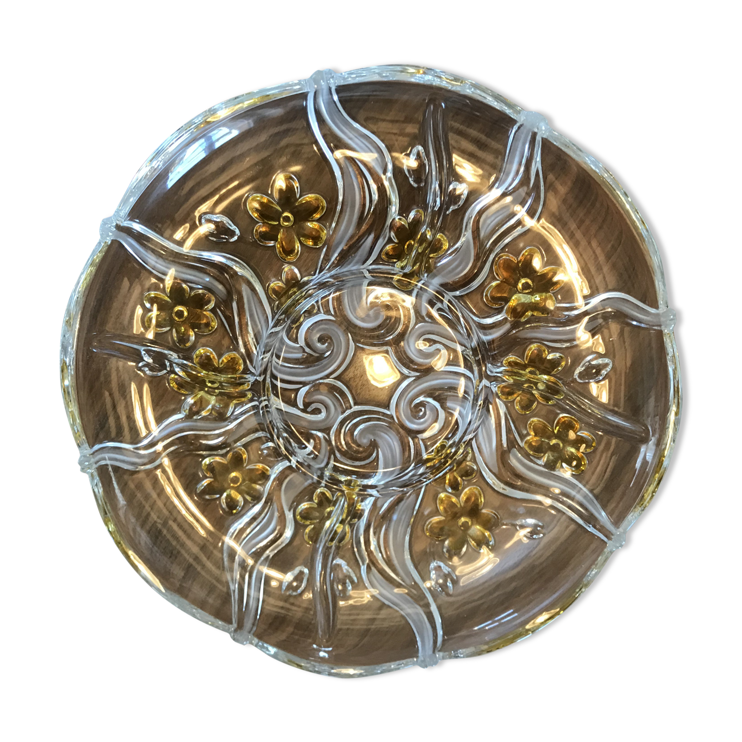Vintage appetizer dish