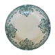 Plat rond A.Lebacqz et M.Bouchart motif Floral