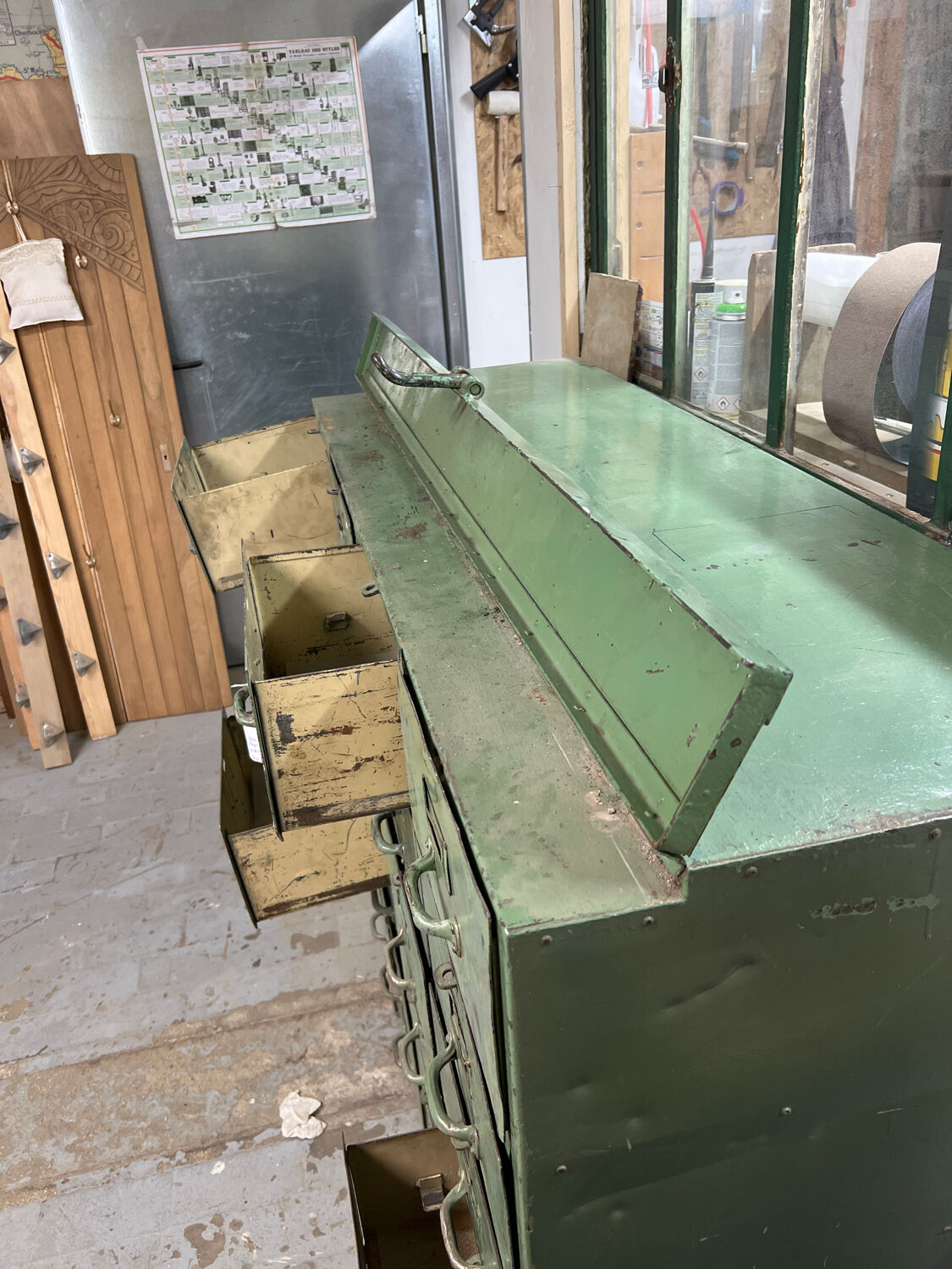 Industrial metal locker