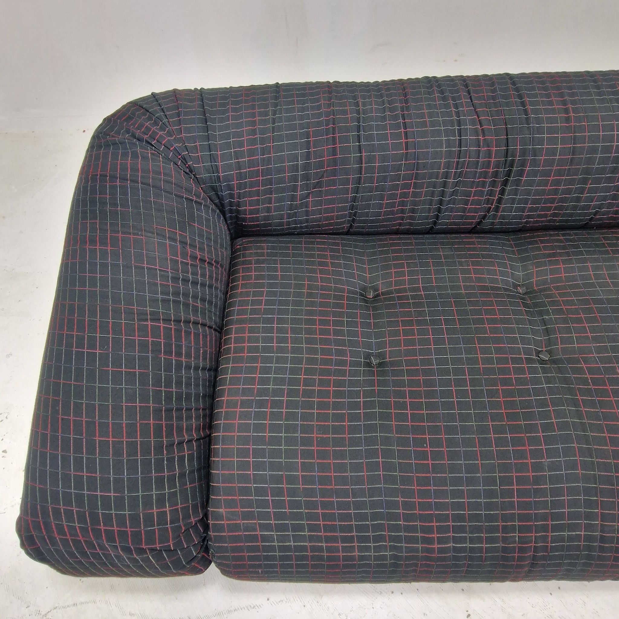 Anfibio 3-Seater Sofa Bed by Alessandro Becchi for Giovannetti, 1970's