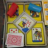 Old suitcase of board games, 7 games, - Rachez Paris -