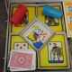 Old suitcase of board games, 7 games, - Rachez Paris -