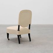 Fauteuil bas Napoléon III du 19e siècle, France