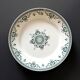 Creil & Montereau round ironstone platter "Admiral" D28.5cm