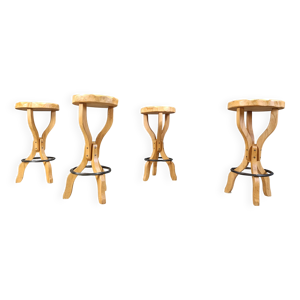 tabourets de bar brutalistes - lot