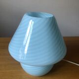 Blue opaline lamp