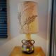 Vintage Fat lava tafellamp met originele kap, jaren 1970
