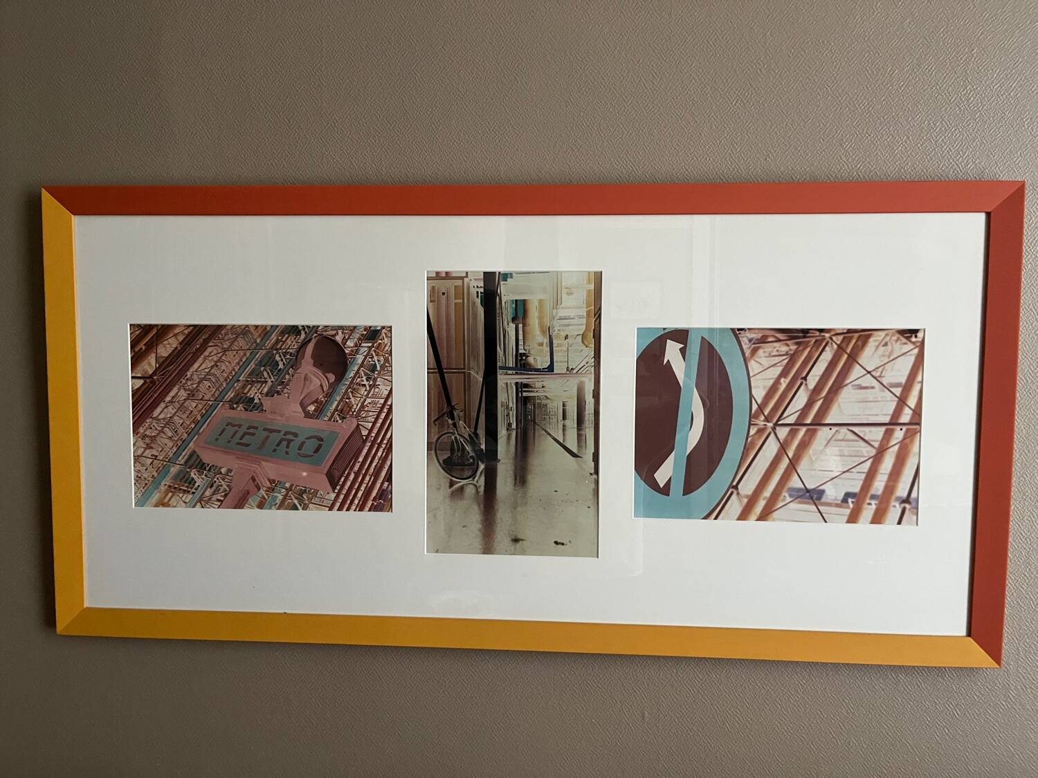 Photo triptych "psychedeclic" Centre Pompidou by Antoine E Meyer