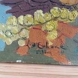 "The Cabin" oil on canvas, 1957