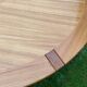 Round extendable elm design table 70 dlg Regain