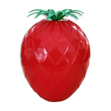 Vintage red pineapple ice bucket