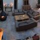 Solid oak coffee table, custom-made.