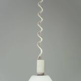 Space Age chandelier in metal and plastic, 1970s vintage modernism