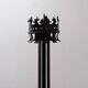 Grand Italian chandelier in wrought iron - 19th century