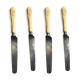 4 ivory handle knives 19 th