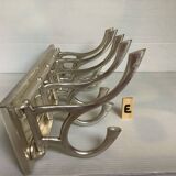 Haceka style coat rack with 5 adjustable hooks E