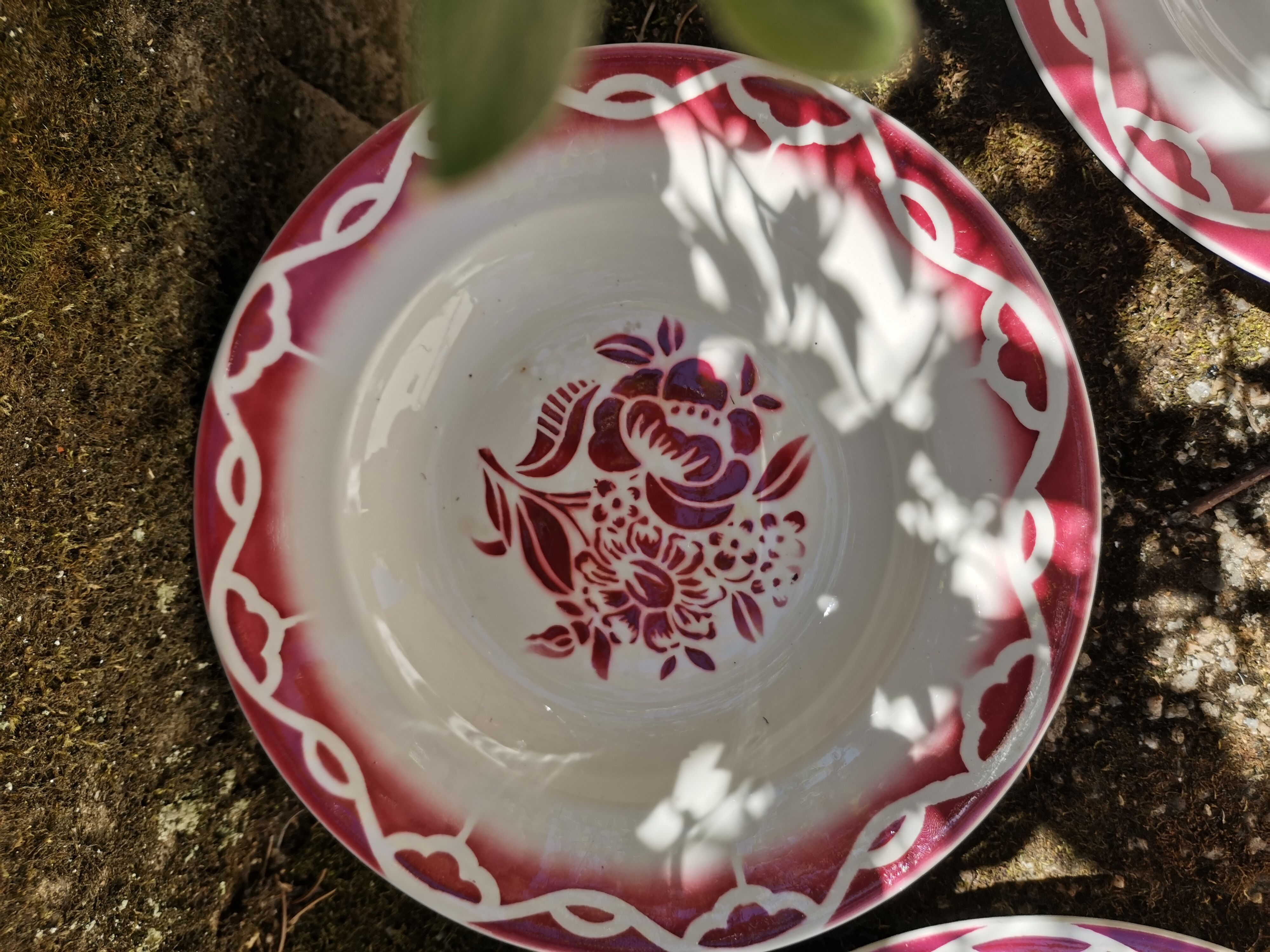 3 hollow plates Digoin Odette