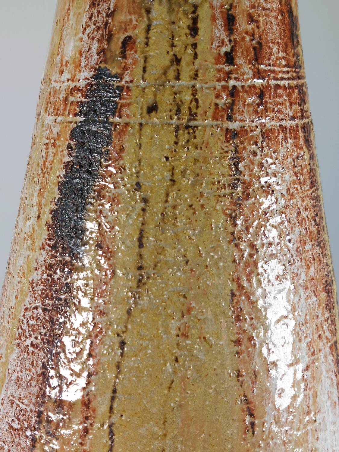 Vintage mid century ome of a kind ceramic lamp base
