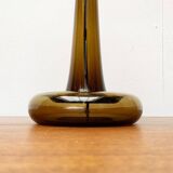 Vintage Danish table lamp model Fleur in glass by Michael Bang for Holmegaard, 1970s.