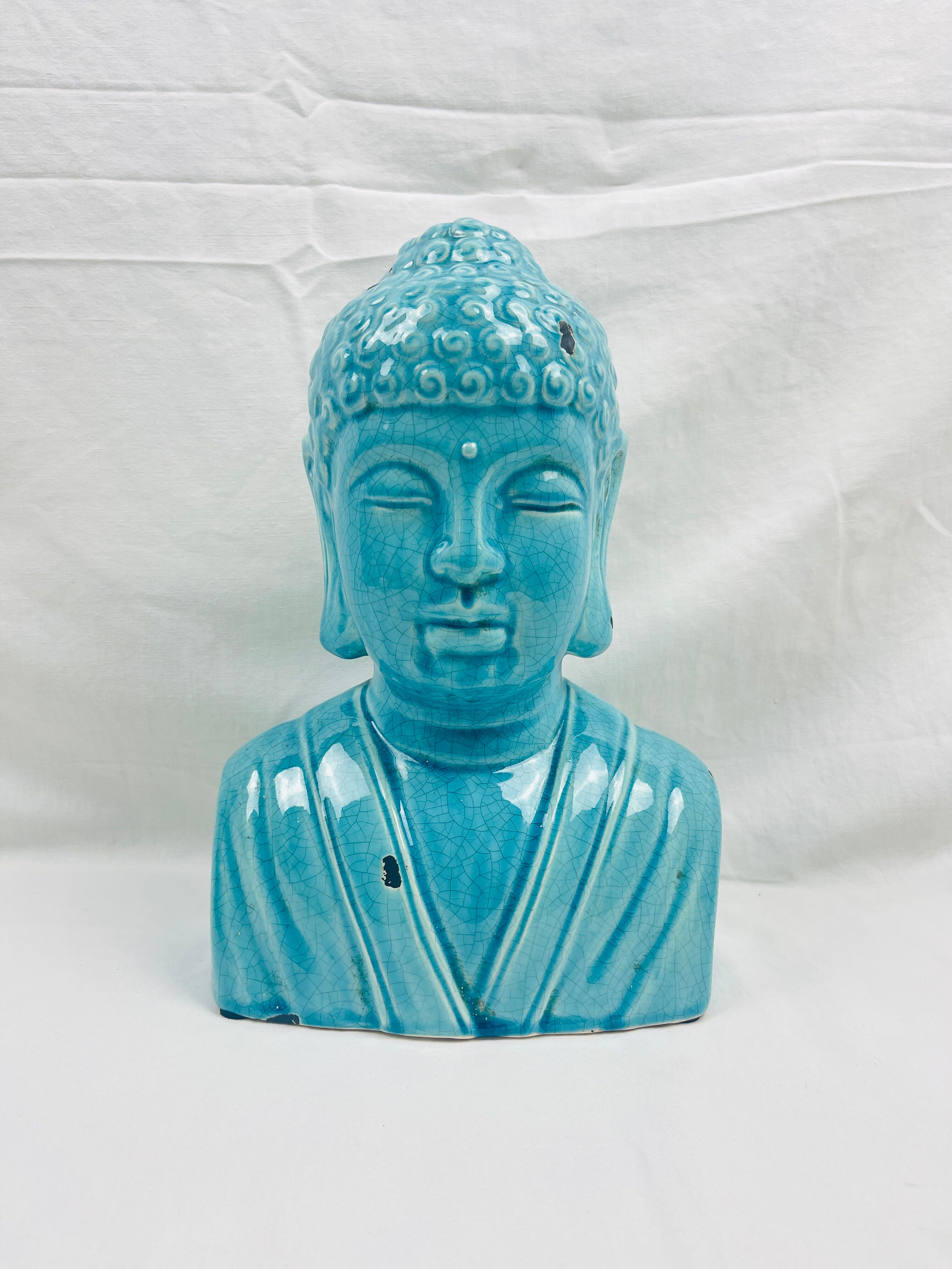 Porcelain buddha head