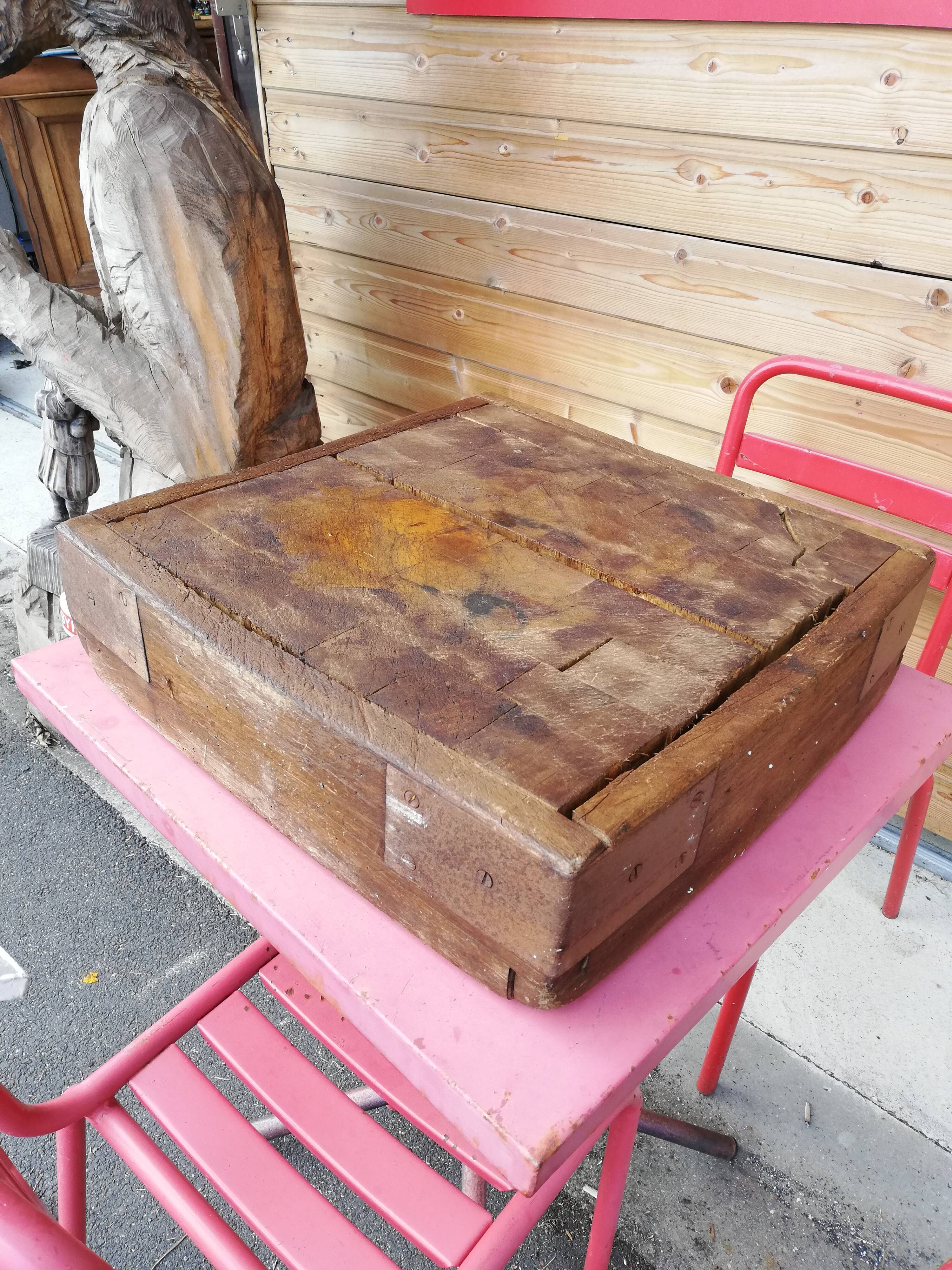 Billot de boucher à poser