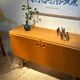 Vintage Scandinavian buffet in golden oak "Thyra"