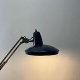 Blue desk lamp '67 G De Luxe' by Fase Madrid, Spain 1970