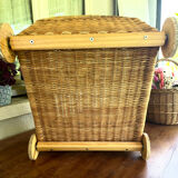 Rattan trolley/stroller