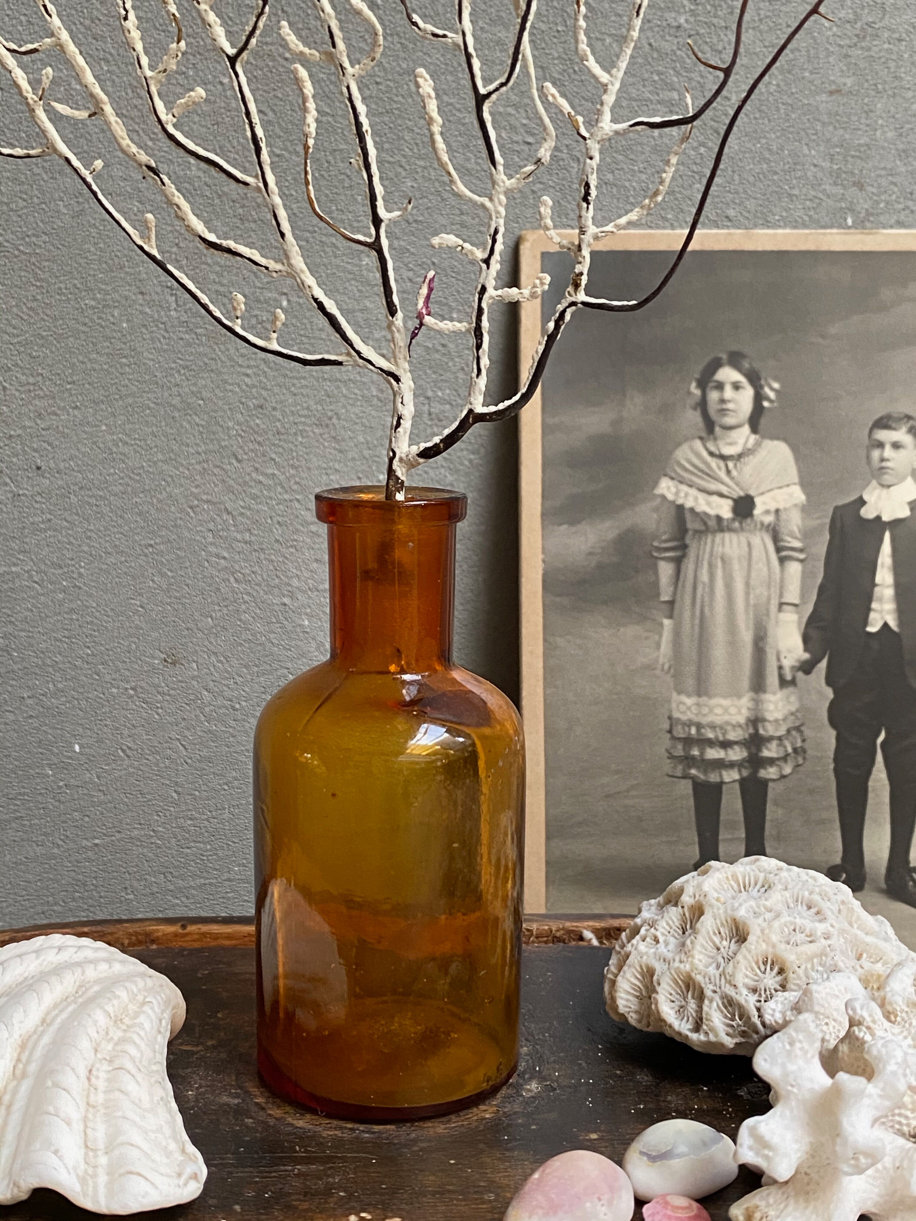 Bottle of amber officine