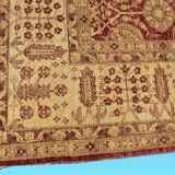 Large Ziegler Oriental Rug: 3.90 X 2.80 Meters - Handmade in wool