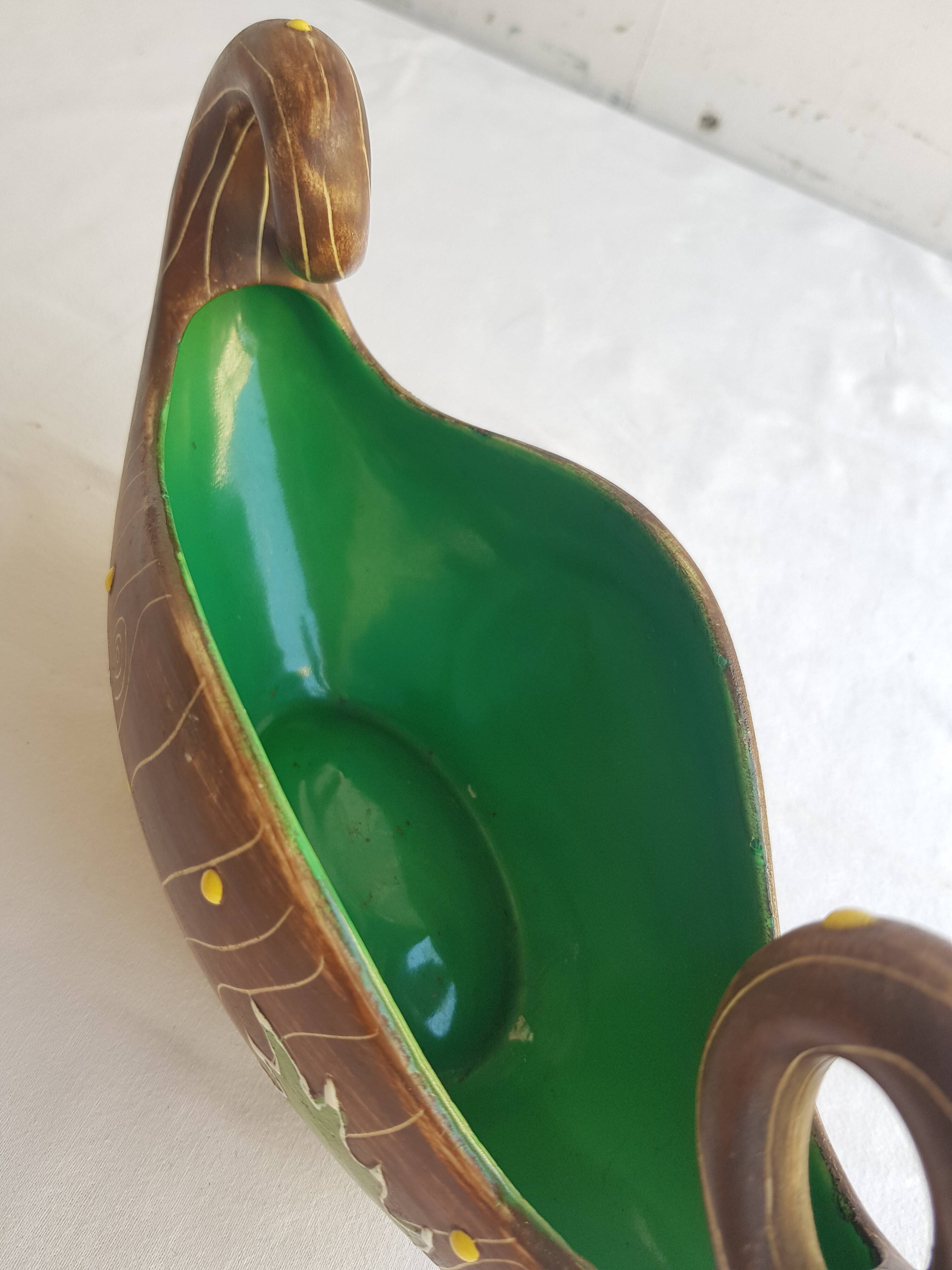 Maioliche Deruta vintage 1950s ceramic cup