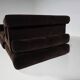 Early edition Mah Jong sofa in brown cotton velvet by Roche Bobois