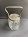 Cut crystal and silver metal cookie bucket – Art Deco