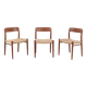 3x Niels Møller Chair Model 75 in Teak, 1960s Denmark