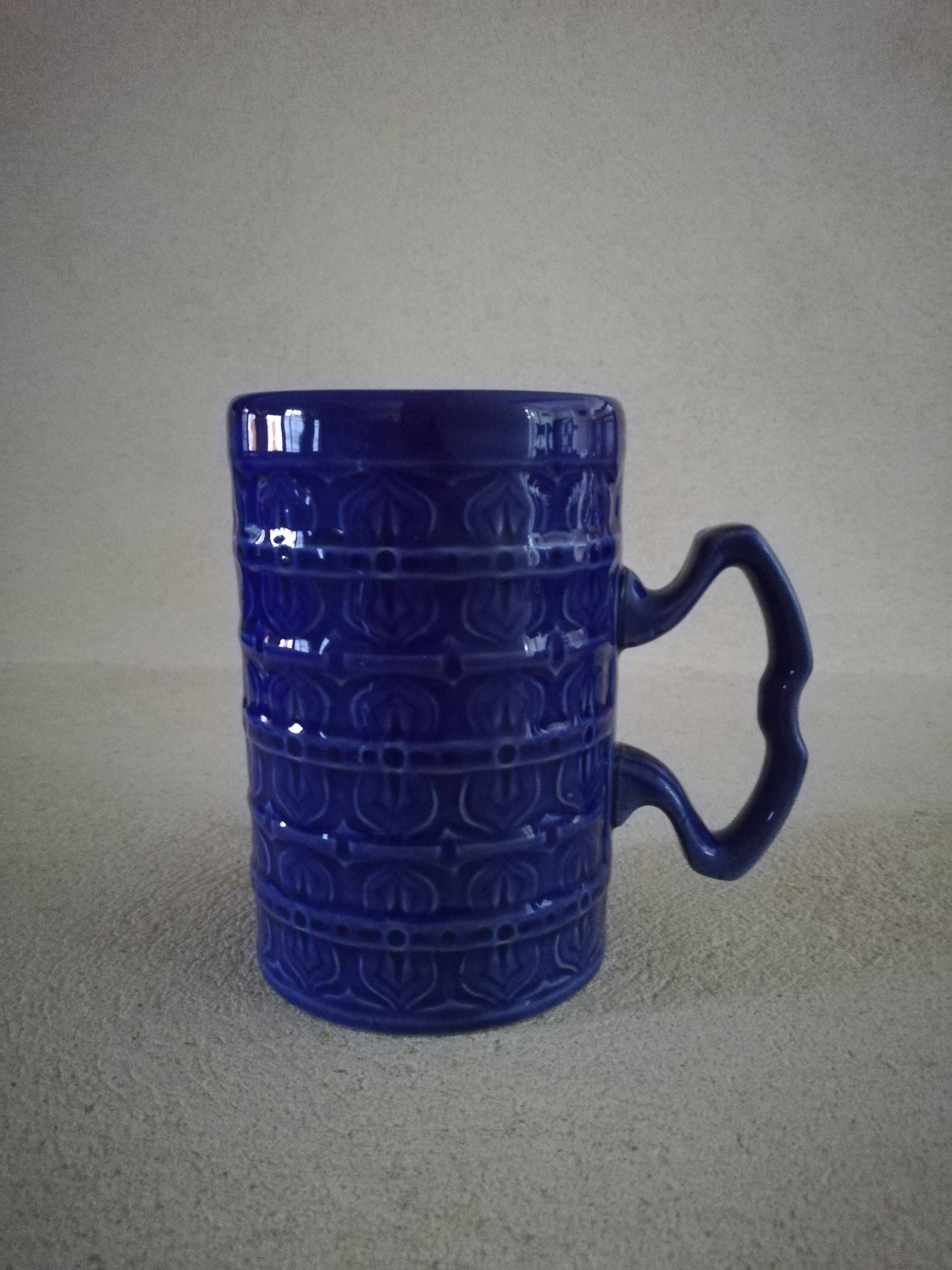 Glazed ceramic mug