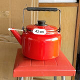 Vintage enameled kettle
