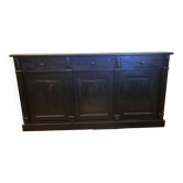 Commode patinee noir