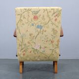 1950s Refurbished Jindrich Halabala  Armchair, Czechoslovakia