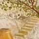 Signed pastel and watercolor painting of a Provençal landscape "the staircase"