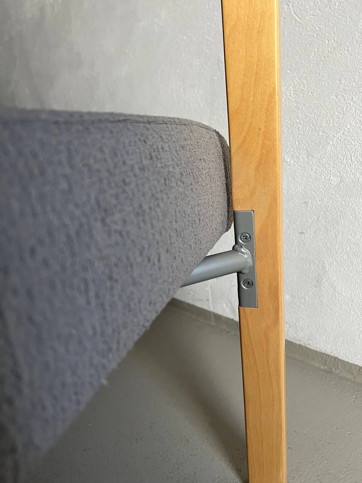 Fauteuil scandinave gris | Années 1980