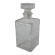 carafe à whisky en verre 1970 25 X 9.5 cm