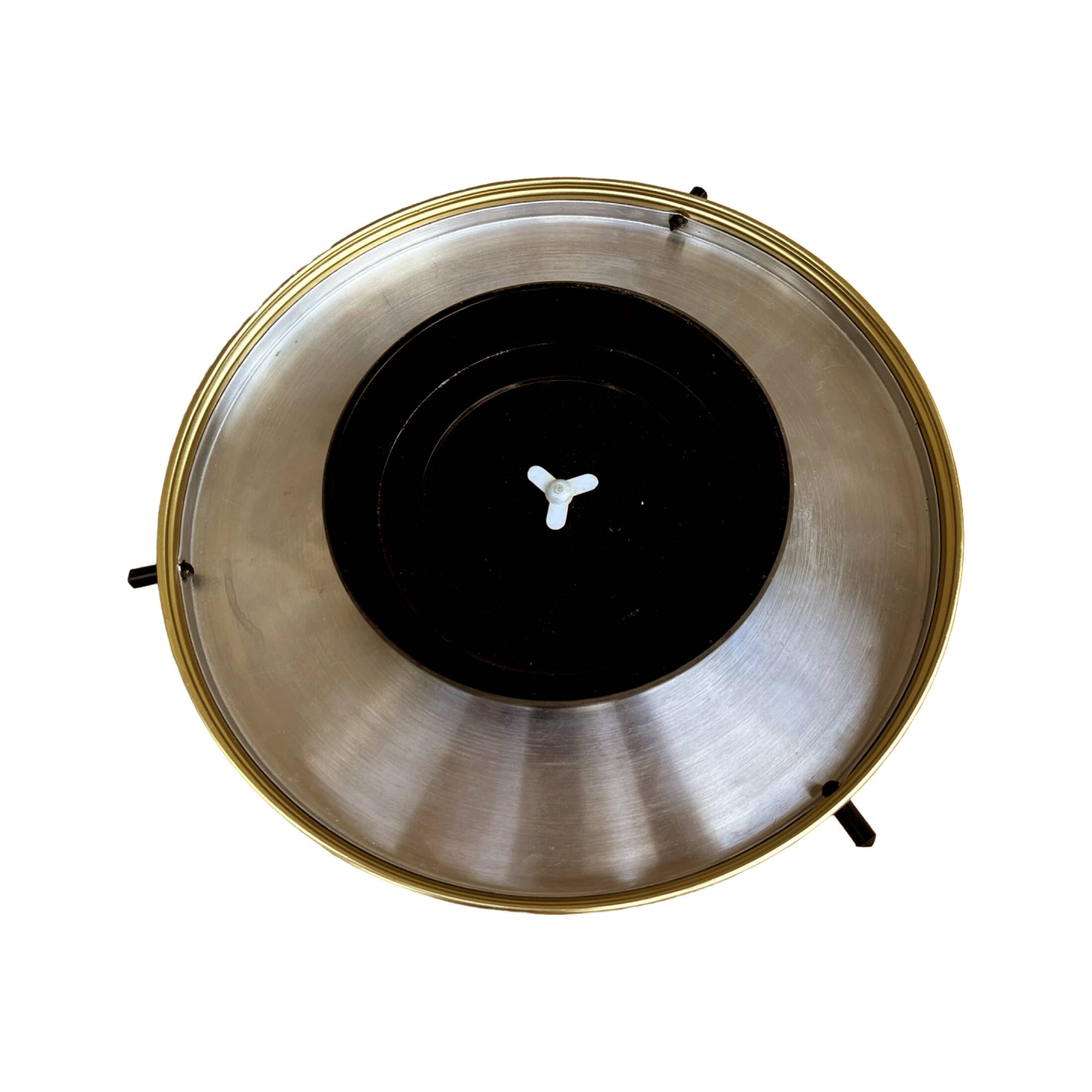 Hollywood Regency style rotating mirrored tray, Germany, 1960s.